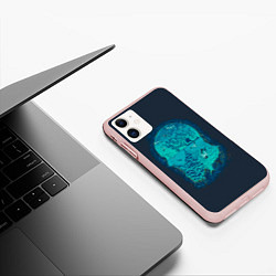 Чехол iPhone 11 матовый Ragnarr Art, цвет: 3D-светло-розовый — фото 2