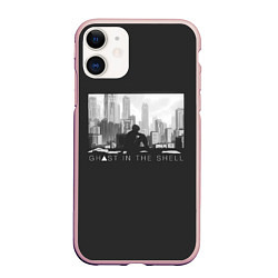 Чехол iPhone 11 матовый Kusanagi, цвет: 3D-светло-розовый