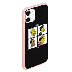 Чехол iPhone 11 матовый Mozes band, цвет: 3D-светло-розовый — фото 2