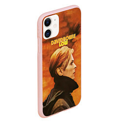 Чехол iPhone 11 матовый Low - David Bowie, цвет: 3D-светло-розовый — фото 2