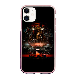 Чехол iPhone 11 матовый New Empire, Vol 2 - Hollywood Undead, цвет: 3D-светло-розовый