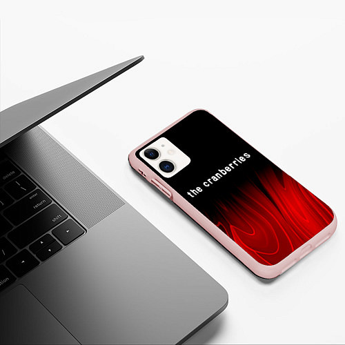 Чехол iPhone 11 матовый The Cranberries Red Plasma / 3D-Светло-розовый – фото 3