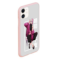 Чехол iPhone 11 матовый Akashi Haruchiyo TR, цвет: 3D-светло-розовый — фото 2