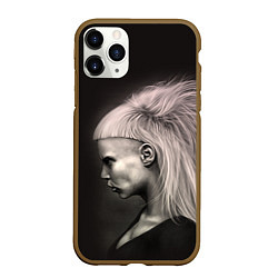 Чехол iPhone 11 Pro матовый Die Antwoord GIrl, цвет: 3D-коричневый