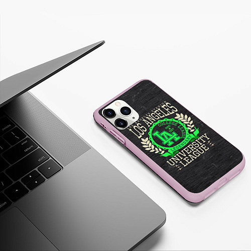 Чехол iPhone 11 Pro матовый Team t-shirt 19 / 3D-Розовый – фото 3