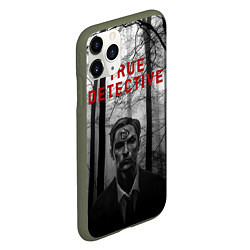 Чехол iPhone 11 Pro матовый True Detective: Blackwood, цвет: 3D-темно-зеленый — фото 2