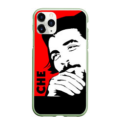 Чехол iPhone 11 Pro матовый Че Гевара, цвет: 3D-салатовый