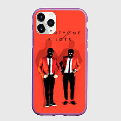 Чехол iPhone 11 Pro матовый Twenty One Pilots, цвет: 3D-фиолетовый