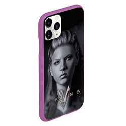 Чехол iPhone 11 Pro матовый Vikings: Ladgerda, цвет: 3D-фиолетовый — фото 2