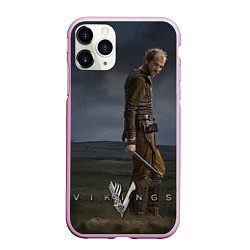 Чехол iPhone 11 Pro матовый Vikings: Floki, цвет: 3D-розовый