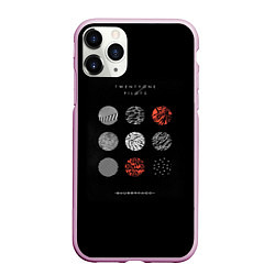 Чехол iPhone 11 Pro матовый Twenty one pilots: Blurrveace, цвет: 3D-розовый