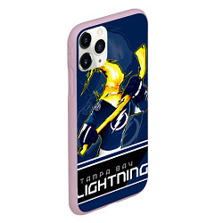 Чехол iPhone 11 Pro матовый Bay Lightning, цвет: 3D-розовый — фото 2