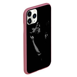 Чехол iPhone 11 Pro матовый Vampire Love, цвет: 3D-малиновый — фото 2