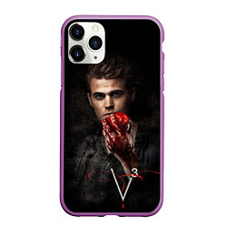 Чехол iPhone 11 Pro матовый Stefan Salvatore V3, цвет: 3D-фиолетовый