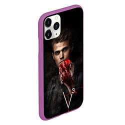 Чехол iPhone 11 Pro матовый Stefan Salvatore V3, цвет: 3D-фиолетовый — фото 2