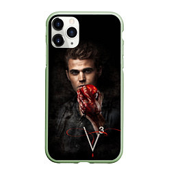 Чехол iPhone 11 Pro матовый Stefan Salvatore V3, цвет: 3D-салатовый