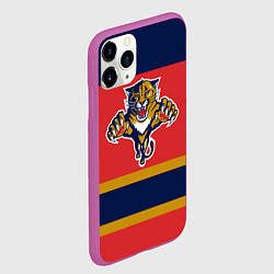 Чехол iPhone 11 Pro матовый Florida Panthers, цвет: 3D-фиолетовый — фото 2