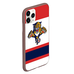 Чехол iPhone 11 Pro матовый Florida Panthers, цвет: 3D-коричневый — фото 2