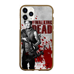 Чехол iPhone 11 Pro матовый Walking Dead: Deryl Dixon, цвет: 3D-коричневый