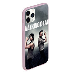 Чехол iPhone 11 Pro матовый Walking Duet, цвет: 3D-розовый — фото 2