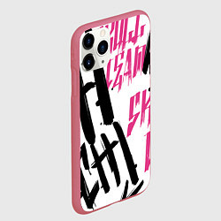 Чехол iPhone 11 Pro матовый Kai Wachi, цвет: 3D-малиновый — фото 2