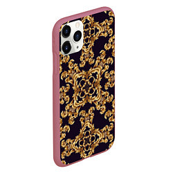 Чехол iPhone 11 Pro матовый Style, цвет: 3D-малиновый — фото 2