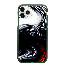 Чехол iPhone 11 Pro матовый Abrupt, цвет: 3D-темно-зеленый