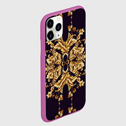 Чехол iPhone 11 Pro матовый Style, цвет: 3D-фиолетовый — фото 2