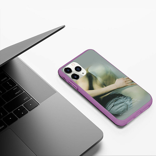 Чехол iPhone 11 Pro матовый Placebo Body / 3D-Фиолетовый – фото 3