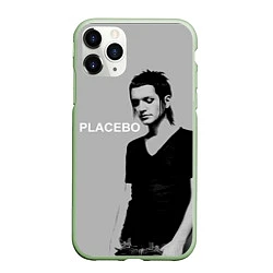 Чехол iPhone 11 Pro матовый Placebo, цвет: 3D-салатовый