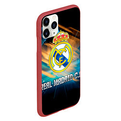 Чехол iPhone 11 Pro матовый Real Madrid, цвет: 3D-красный — фото 2
