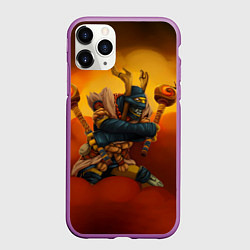 Чехол iPhone 11 Pro матовый Шадоу Шаман, цвет: 3D-фиолетовый