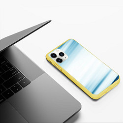Чехол iPhone 11 Pro матовый Абстракция, цвет: 3D-желтый — фото 2