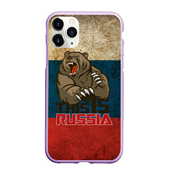 Чехол iPhone 11 Pro матовый This is Russia, цвет: 3D-сиреневый