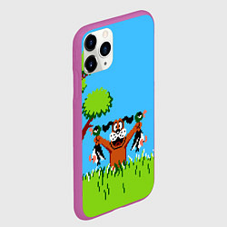 Чехол iPhone 11 Pro матовый Утиная охота, цвет: 3D-фиолетовый — фото 2