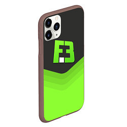 Чехол iPhone 11 Pro матовый FlipSid3 Uniform, цвет: 3D-коричневый — фото 2