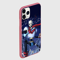 Чехол iPhone 11 Pro матовый Papyrus, цвет: 3D-малиновый — фото 2