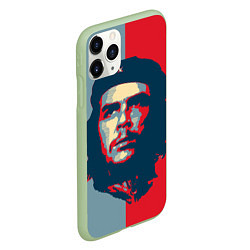 Чехол iPhone 11 Pro матовый Che Guevara, цвет: 3D-салатовый — фото 2