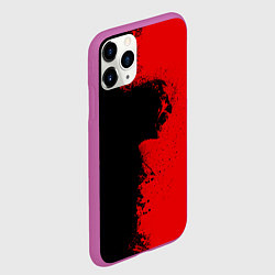 Чехол iPhone 11 Pro матовый Blood Rage, цвет: 3D-фиолетовый — фото 2