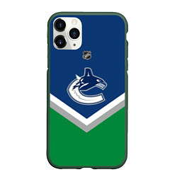 Чехол iPhone 11 Pro матовый NHL: Vancouver Canucks