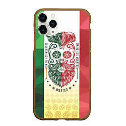 Чехол iPhone 11 Pro матовый Мексика, цвет: 3D-коричневый