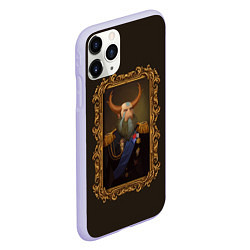Чехол iPhone 11 Pro матовый Admiral Prophet, цвет: 3D-светло-сиреневый — фото 2
