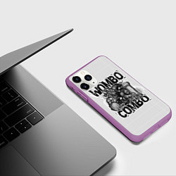 Чехол iPhone 11 Pro матовый Combo Wombo, цвет: 3D-фиолетовый — фото 2