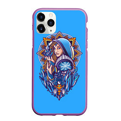 Чехол iPhone 11 Pro матовый Crystal Maiden: Ice Magic