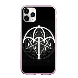 Чехол iPhone 11 Pro матовый BMTH: Rain Symbol, цвет: 3D-розовый