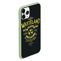 Чехол iPhone 11 Pro матовый Come to Wasteland, цвет: 3D-салатовый — фото 2