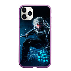 Чехол iPhone 11 Pro матовый Metal gear solid 4, цвет: 3D-фиолетовый
