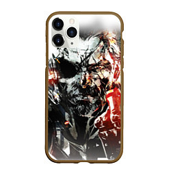 Чехол iPhone 11 Pro матовый Metal gear solid 5, цвет: 3D-коричневый