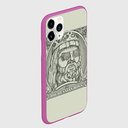 Чехол iPhone 11 Pro матовый Big Russian Boss, цвет: 3D-фиолетовый — фото 2