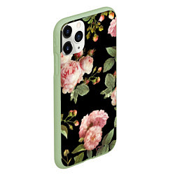 Чехол iPhone 11 Pro матовый TOP Roses, цвет: 3D-салатовый — фото 2